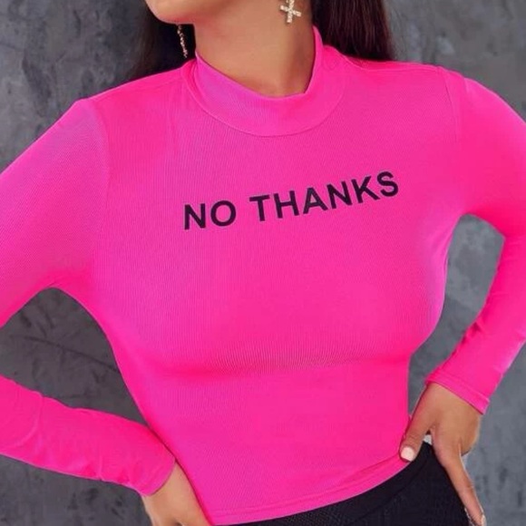 “No Thanks” top - Picture 3 of 5